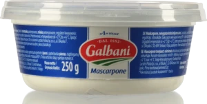 Сир Galbani Mascarpone 80% свіжих вершків 250г